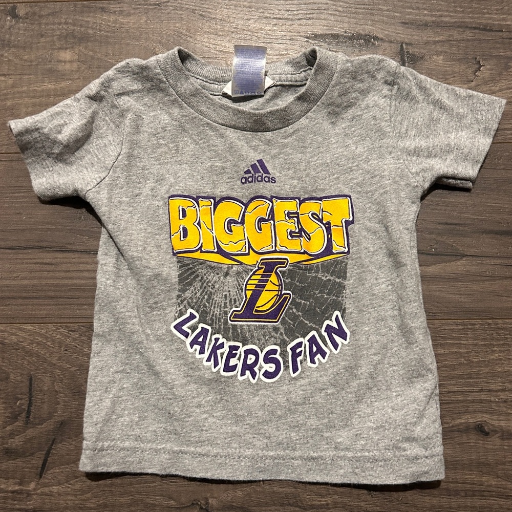 Adidas Biggest Laker Fan Shirt Boys 12mo